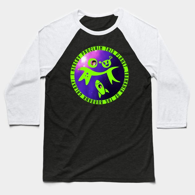 Planet Trumania 2 Baseball T-Shirt by CoolMomBiz